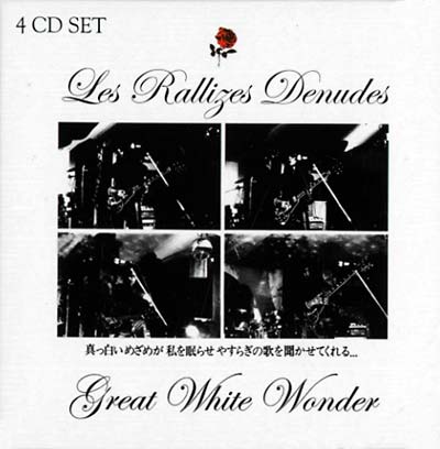 LES RALLIZES DENUDES : Great White Wonder - 4CD BOX