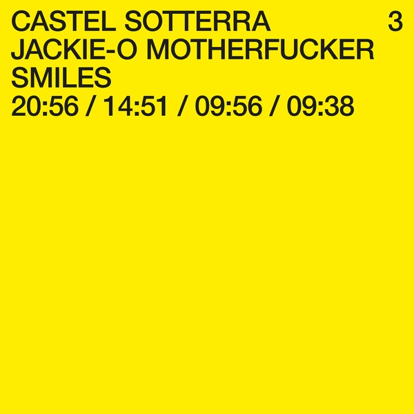伊2LP Jackie O Motherfucker Smiles CAS003LP Castel Sotterra /00520 2LP JACKIE O MOTHERFUCKE Smiles CAS003LP Castel Sotte ITALY