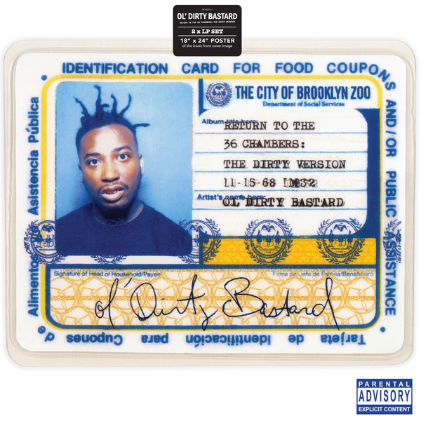 新品未開封 RETURN TO THE 36 CHAMBERS 2LP OL DIRTY BASTARD RETURN TO THE 36 CHAMBERS LP NEW! LIMITED