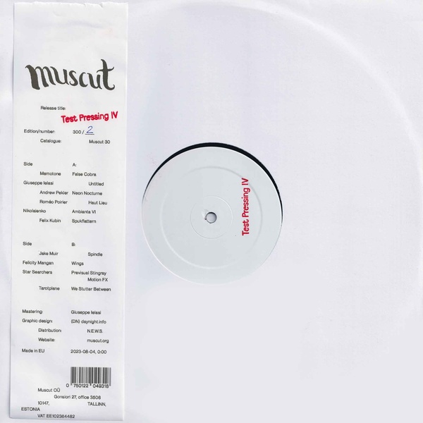 洋楽 Various - Test Pressing One V/A Test Pressing III (Muscut XX) | Muscut