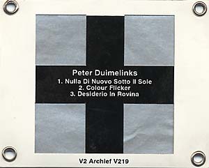 PETER DUIMELINKS/FRANS DE WAARD - 